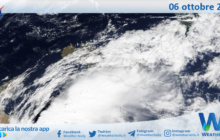 Sicilia: immagine satellitare Nasa di mercoledì 06 ottobre 2021