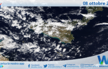 Sicilia: immagine satellitare Nasa di venerdì 08 ottobre 2021