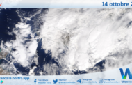 Sicilia: immagine satellitare Nasa di giovedì 14 ottobre 2021