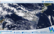 Sicilia: immagine satellitare Nasa di sabato 16 ottobre 2021