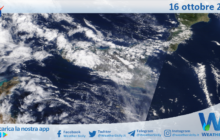 Sicilia: immagine satellitare Nasa di sabato 16 ottobre 2021