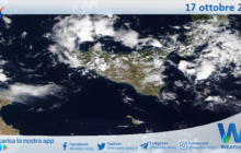 Sicilia: immagine satellitare Nasa di domenica 17 ottobre 2021