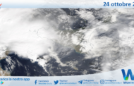 Sicilia: immagine satellitare Nasa di domenica 24 ottobre 2021