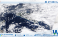 Sicilia: immagine satellitare Nasa di lunedì 25 ottobre 2021