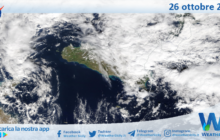 Sicilia: immagine satellitare Nasa di martedì 26 ottobre 2021