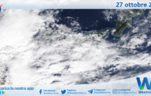 Sicilia: immagine satellitare Nasa di mercoledì 27 ottobre 2021