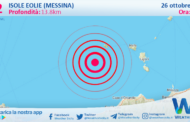 Sicilia: scossa di terremoto magnitudo 3.2 nei pressi di Isole Eolie (Messina)