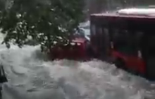 Catania: alluvione e traffico in tilt (VIDEO)