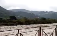 Sicilia: fiume Alcantara in piena dopo le abbondanti piogge. VIDEO