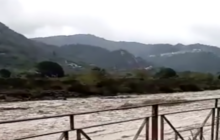 Sicilia: fiume Alcantara in piena dopo le abbondanti piogge. VIDEO