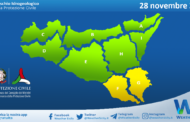 Sicilia: avviso rischio idrogeologico per domenica 28 novembre 2021