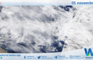 Sicilia: immagine satellitare Nasa di lunedì 01 novembre 2021