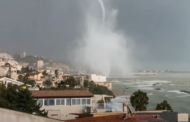 Sicilia, tromba marina a Sciacca: l'impatto sul porto - VIDEO