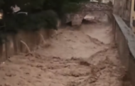 Sicilia, nubifragio su Termini Imerese: il torrente Barratina in piena - VIDEO