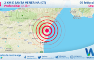 Sicilia: scossa di terremoto magnitudo 3.3 nei pressi di Santa Venerina (CT)