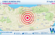 Scossa di terremoto magnitudo 3.1 nei pressi di Alimena (PA)