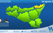 Sicilia: avviso rischio idrogeologico per domenica 14 agosto 2022