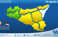 Sicilia: avviso rischio idrogeologico per martedì 23 agosto 2022