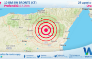 Scossa di terremoto magnitudo 2.7 nei pressi di Bronte (CT)