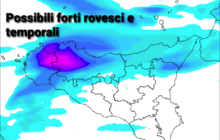 Meteo Sicilia: fine dell'estate! Sabato con piogge e temporali. Domenica netto calo termico ovunque!