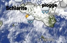 Meteo Sicilia: migliora nei settori occidentali. Ancora locali piogge e rovesci altrove nelle prossime ore!