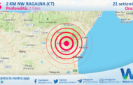 Scossa di terremoto magnitudo 2.5 nei pressi di Ragalna (CT)