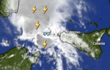 Meteo Sicilia: focus live: primi temporali ad W dell'isola.