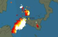 Meteo Sicilia: primi temporali su trapanese e palermitano! Rischio nubifragi sul basso trapanese. La situazione vista dal sat live