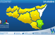 Meteo Sicilia: avviso rischio idrogeologico per venerdì 14 ottobre 2022