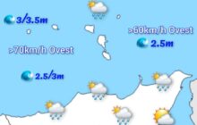 Meteo Messina e provincia: Domenica con calo termico e forte vento sul settore tirrenico.