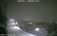 Meteo Sicilia: forte nevicata in atto su Floresta - DIRETTA LIVE -