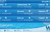 Meteo Sicilia: previsioni meteo mare e vento per domani, domenica 16 aprile 2023