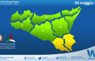 Meteo Sicilia: bollettino di allerta meteo per domani, giovedì 04 maggio 2023