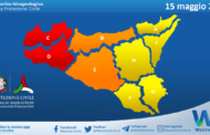 Meteo Sicilia: bollettino di allerta meteo per domani, lunedì 15 maggio 2023