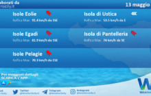 Meteo Sicilia, isole minori: previsioni meteo mare e vento per domani, sabato 13 maggio 2023