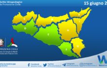 Meteo Sicilia: bollettino di allerta meteo per domani, giovedì 15 giugno 2023