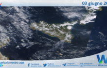 Meteo Sicilia: immagine satellitare Nasa di sabato 03 giugno 2023