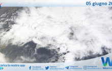 Meteo Sicilia: immagine satellitare Nasa di lunedì 05 giugno 2023