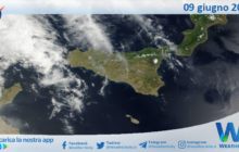 Meteo Sicilia: immagine satellitare Nasa di venerdì 09 giugno 2023