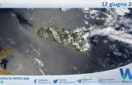 Meteo Sicilia: immagine satellitare Nasa di lunedì 12 giugno 2023