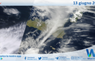 Meteo Sicilia: immagine satellitare Nasa di martedì 13 giugno 2023