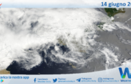 Meteo Sicilia: immagine satellitare Nasa di mercoledì 14 giugno 2023