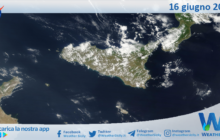 Meteo Sicilia: immagine satellitare Nasa di venerdì 16 giugno 2023