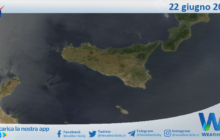 Meteo Sicilia: immagine satellitare Nasa di giovedì 22 giugno 2023