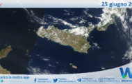 Meteo Sicilia: immagine satellitare Nasa di domenica 25 giugno 2023