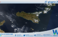 Meteo Sicilia: immagine satellitare Nasa di martedì 27 giugno 2023