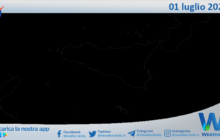 Meteo Sicilia: immagine satellitare Nasa di sabato 01 luglio 2023