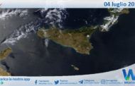 Meteo Sicilia: immagine satellitare Nasa di martedì 04 luglio 2023