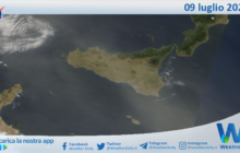 Meteo Sicilia: immagine satellitare Nasa di domenica 09 luglio 2023