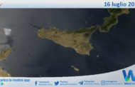 Meteo Sicilia: immagine satellitare Nasa di domenica 16 luglio 2023